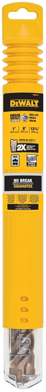 DEWALT DEWALT DW5818 Drill Bit, 1 in Dia, 13-1/2 in OAL, Helix Flute, 4-Flute, 45/64 in Dia Shank, SDS Max Shank HARDWARE & FARM SUPPLIES DEWALT