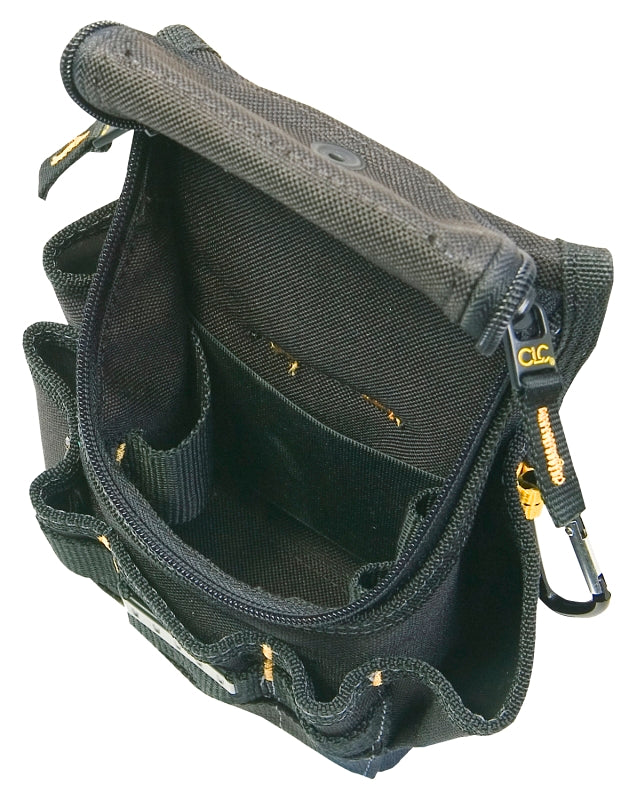HULTAFORS CLC Tool Works Series 1523 Utility Pouch, 7-Pocket, Polyester, Black TOOLS HULTAFORS