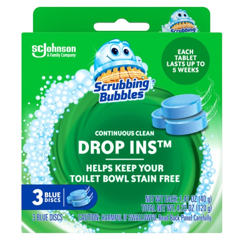 SCRUBBING BUBBLES Scrubbing Bubbles 70480 Toilet Bowl Cleaner, 4.23 oz