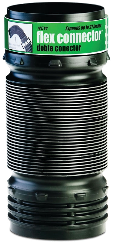 AMERIMAX Amerimax 57010 Pipe Elbow Connector, 4 in, Polypropylene