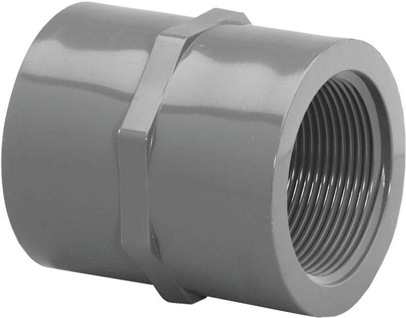 IPEX USA LLC-CANPLAS Lasco 830005BC Pipe Coupling, 1/2 in, FIP, PVC, SCH 80 Schedule PLUMBING, HEATING & VENTILATION IPEX USA LLC-CANPLAS