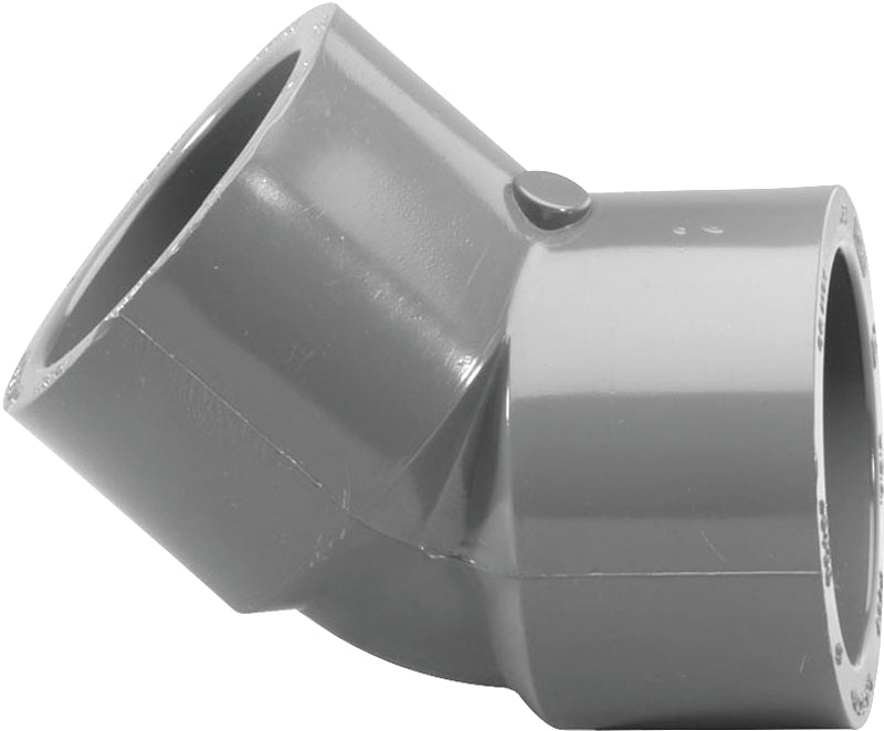 IPEX USA LLC-CANPLAS Thrifco Plumbing 8214024 Pipe Elbow, 3/4 in, Slip Joint, 45 deg Angle, PVC, SCH 80 Schedule PLUMBING, HEATING & VENTILATION IPEX USA LLC-CANPLAS