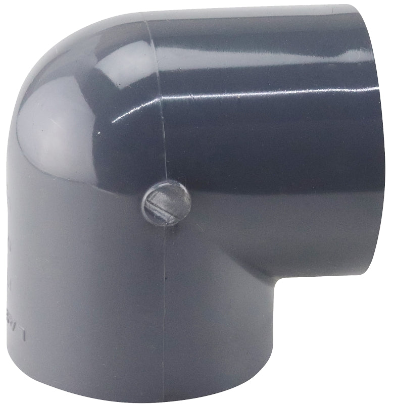 IPEX USA LLC-CANPLAS Lasco 808015BC Pipe Elbow, 1-1/2 in, Female, 90 deg Angle, PVC, SCH 80 Schedule