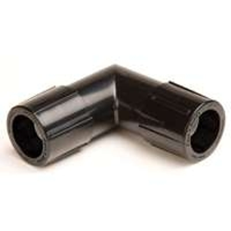 RAINBIRD Rain Bird EFE25-1PK Non-Threaded Tubing Elbow, 1/2 in Connection, Compression, Plastic, Black LAWN & GARDEN RAINBIRD