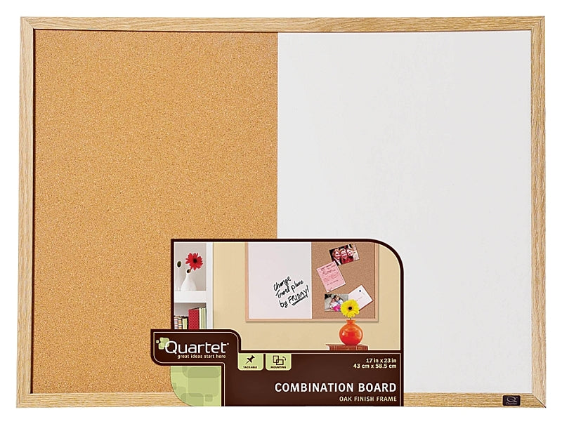 ACCO Quartet 35-380402Q Combination Board, 17 in W, 23 in H