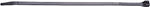 GB Gardner Bender 47-115UVB Cable Tie, 4 in Max Bundle Dia, Nylon, Black, 15 in L, 4/BAG ELECTRICAL GB