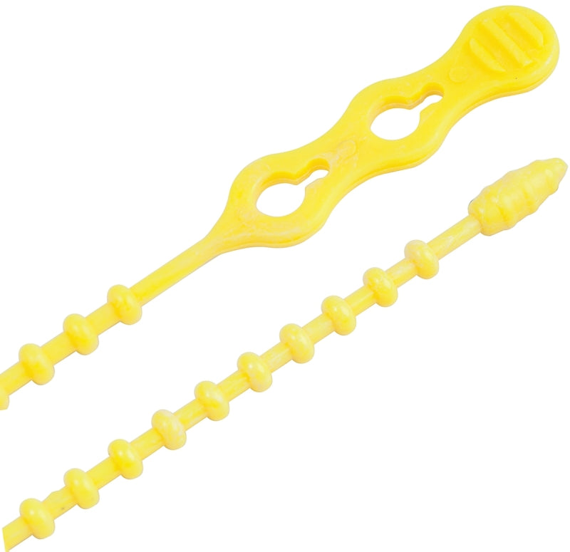GB Gardner Bender 45-12BEADYW Cable Tie, Resin, Safety Yellow, 12 in L, 15/PK ELECTRICAL GB