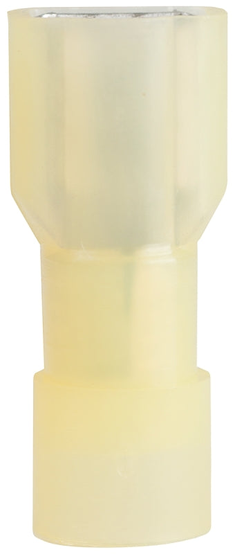 GB Gardner Bender 10-155F Disconnect Terminal, 600 V, 12 to 10 AWG Wire, 1/4 in Stud, Vinyl Insulation, Yellow, 50/PK