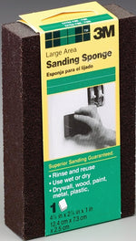 3M 3M DSFM-F-ESF-10 Sanding Sponge, 4-7/8 in L, 2-7/8 in W, Fine, Medium, Aluminum Oxide Abrasive PAINT 3M