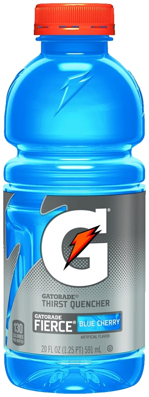 GATORADE Gatorade 10412 Thirst Quencher Sports Drink, Liquid, Fierce Blue Cherry Flavor, 20 oz Bottle APPLIANCES & ELECTRONICS GATORADE