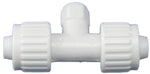 FLAIR-IT Flair-It PEXLOCK 16834 Tube Tee, 1/2 x 1/8 in, Compression x FPT, PEX-A, PEX-B, White, 200 psi Pressure LAWN & GARDEN FLAIR-IT