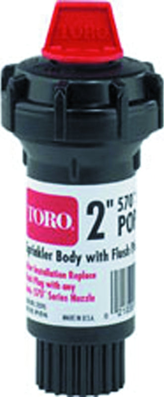 TORO Toro 53819 Pop-Up Body, ABS, Specifications: 1/2 in NPT Female Connection, For: Toro Nozzles LAWN & GARDEN TORO