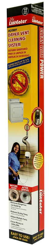 LINTEATER Linteater RLE202 Dryer Vent Cleaning System, Rotary CLEANING & JANITORIAL SUPPLIES LINTEATER