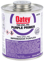 OATEY Oatey 30758 Primer, Liquid, Purple, 32 oz PLUMBING, HEATING & VENTILATION OATEY