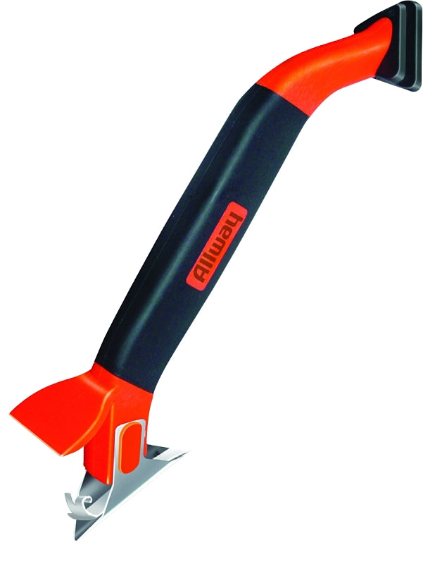 ALLWAY TOOLS ALLWAY CT31 Caulk Tool, 9-11/16 in L, 3-13/16 in W, Plastic/Stainless Steel, Black/Red