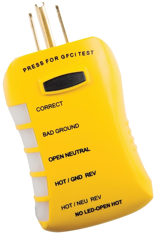 SPERRY Sperry Instruments HGT6520 Circuit Analyzer Tester, Yellow ELECTRICAL SPERRY