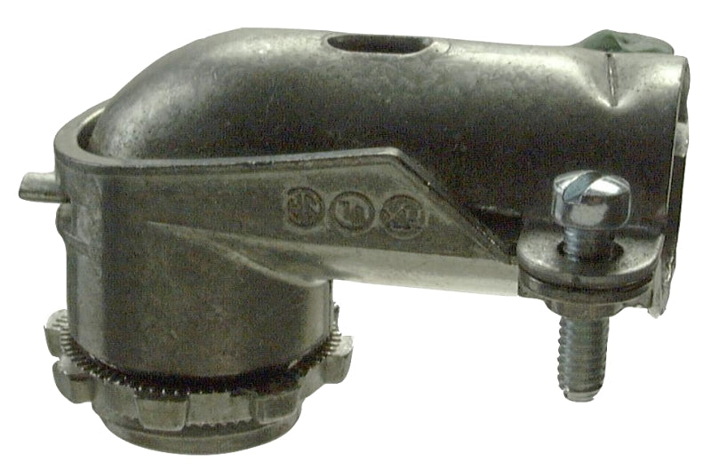 HALEX Halex 11001B Flex Connector, 3/8 in, 90 deg Angle, 35/PK