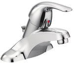 MOEN Moen Adler Series WS84503 Bathroom Faucet, 1.2 gpm, 1-Handle, Metal, Chrome-Plated, Lever Handle, Low-Arc Spout PLUMBING, HEATING & VENTILATION MOEN