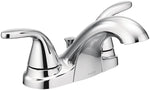 MOEN Moen Adler Series WS84403 Bathroom Faucet, 1.2 gpm, 2-Handle, 3-Faucet Hole, Metal, Chrome Plated, Lever Handle