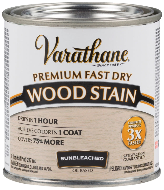 VARATHANE Varathane 262030 Wood Stain, Sun Bleached, Liquid, 0.5 pt, Can PAINT VARATHANE