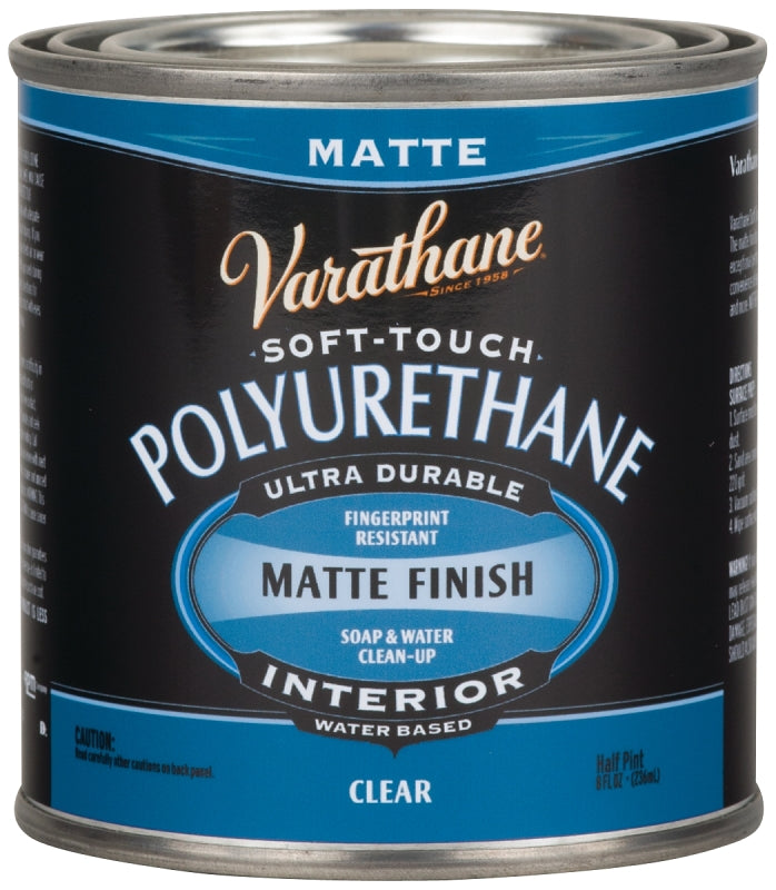 VARATHANE Varathane 262075 Polyurethane, Liquid, Clear, 0.5 pt, Can PAINT VARATHANE
