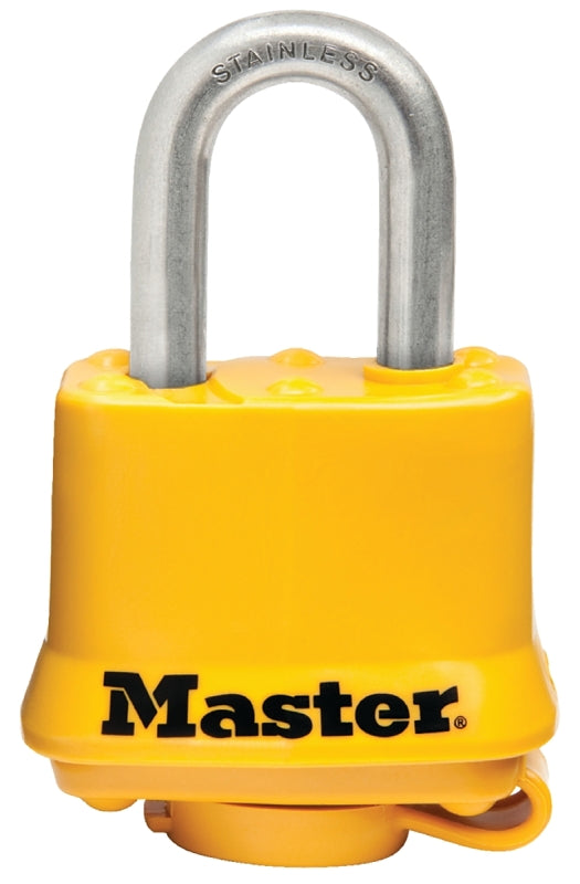 MASTER LOCK Master Lock 315SSKADHC Padlock, 1-9/16 in W Body, Keyed Alike Key, 9/32 in Dia Shackle, 3/4 in H Shackle, Steel Body HARDWARE & FARM SUPPLIES MASTER LOCK