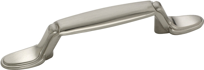 AMEROCK Amerock 1887668 Cabinet Pull, 5-1/6 in L Handle, 1 in H Handle, 15/16 in Projection, Zinc, Satin Nickel HARDWARE & FARM SUPPLIES AMEROCK