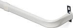 KENNEY Kenney KN510 Curtain Rod, 1 in Dia, 18 to 28 in L, Steel, White