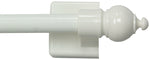 KENNEY Kenney KN40344 Cafe Rod, 7/16 in Dia, 16 to 28 in L, Metal, White