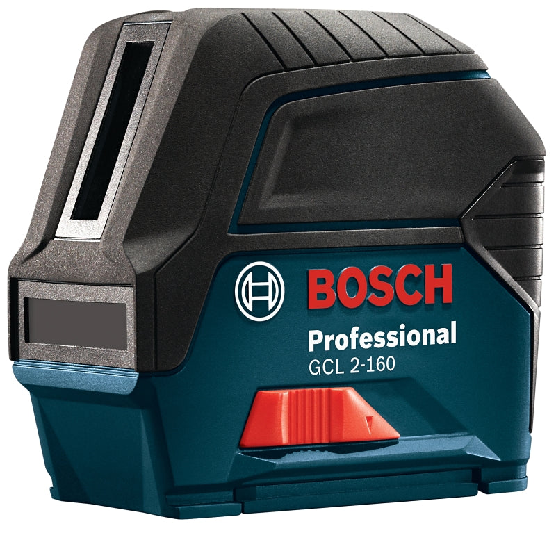 S-B POWER TOOL Bosch GCL 2-160 Cross-Line Laser with Plumb Points, 165 ft, +/-1/8 in at 33 ft Accuracy TOOLS S-B POWER TOOL