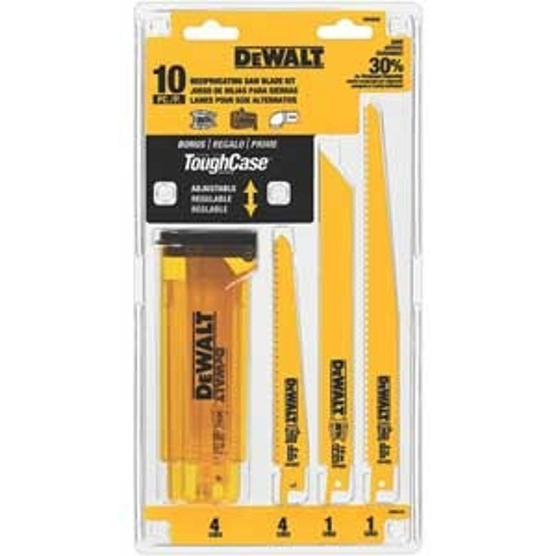 DEWALT DEWALT DW4898 Reciprocating Saw Blade Set, Bi-Metal Cutting Edge TOOLS DEWALT