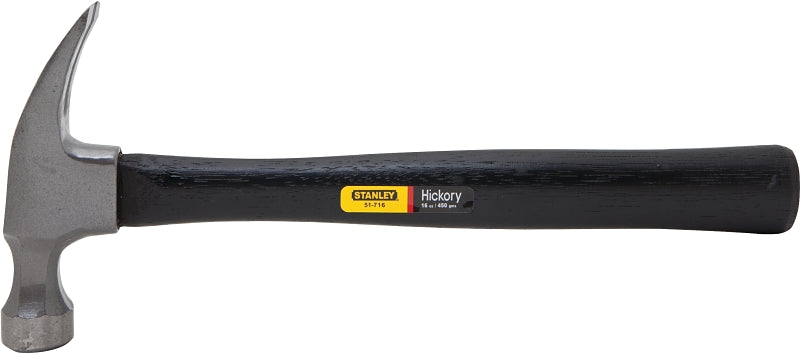 STANLEY STANLEY 51-716 Nail Hammer, 16 oz Head, Rip Claw, Smooth Head, HCS Head, 12-3/4 in OAL