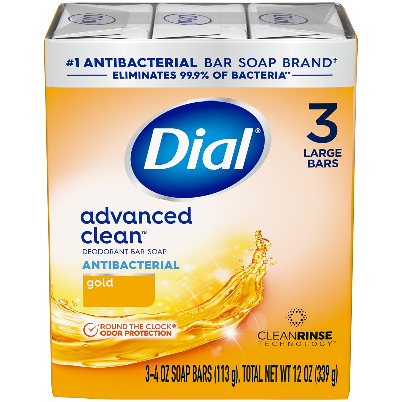DIAL Dial Manufacturing 1095248 Bar Soap Gold, Gold, Mild, 4 oz