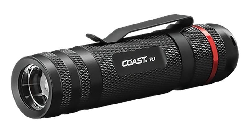 COAST Coast 20864 Twist Focus Flashlight, AAA Battery, LED Lamp, 315 Lumens, Flood, Spot Beam, 2 hr 15 min Run Time