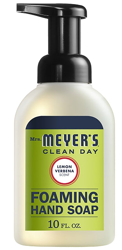 MRS. MEYERS Mrs. Meyer's 12200 Hand Soap, Liquid, Lemon Verbena, 10 oz Bottle