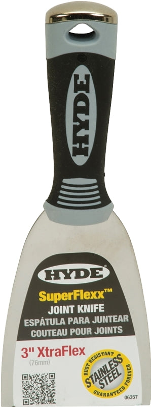 HYDE Hyde 06357 Putty Knife, 3 in W Blade, Stainless Steel Blade