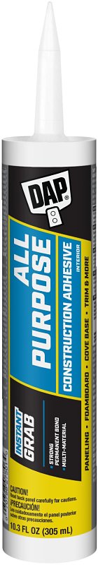 DAP DAP DYNAGRIP 27501 Construction Adhesive, Tan, 10.3 oz Cartridge