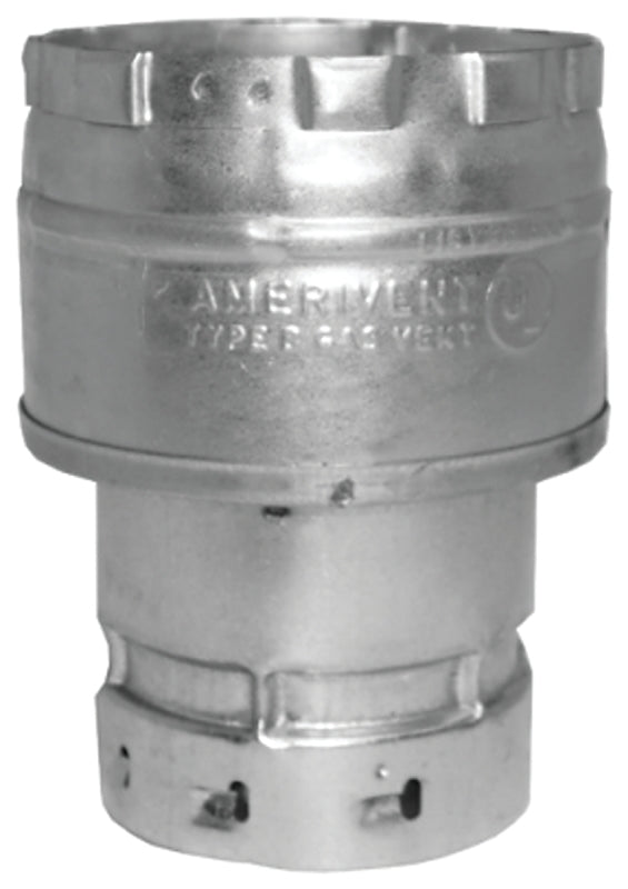 AMERICAN METAL AmeriVent 3EIX5 Increaser, 3 x 5 in Connection, Aluminum/Steel PLUMBING, HEATING & VENTILATION AMERICAN METAL