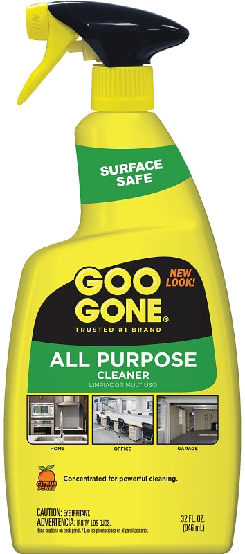 GOO GONE Goo Gone 2195 All-Purpose Cleaner, 32 oz Spray Bottle, Liquid, Citrus, Clear CLEANING & JANITORIAL SUPPLIES GOO GONE