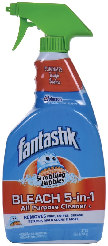 FANTASTIK Fantastik 71631 All-Purpose Cleaner, 32 oz Bottle, Liquid, Bleach, Light Yellow CLEANING & JANITORIAL SUPPLIES FANTASTIK