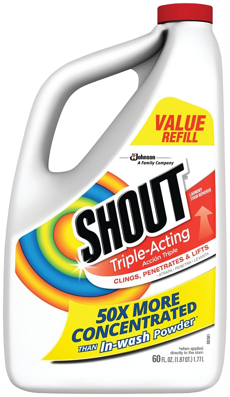 SHOUT Shout 02274 Stain Remover, 60 oz, Bottle