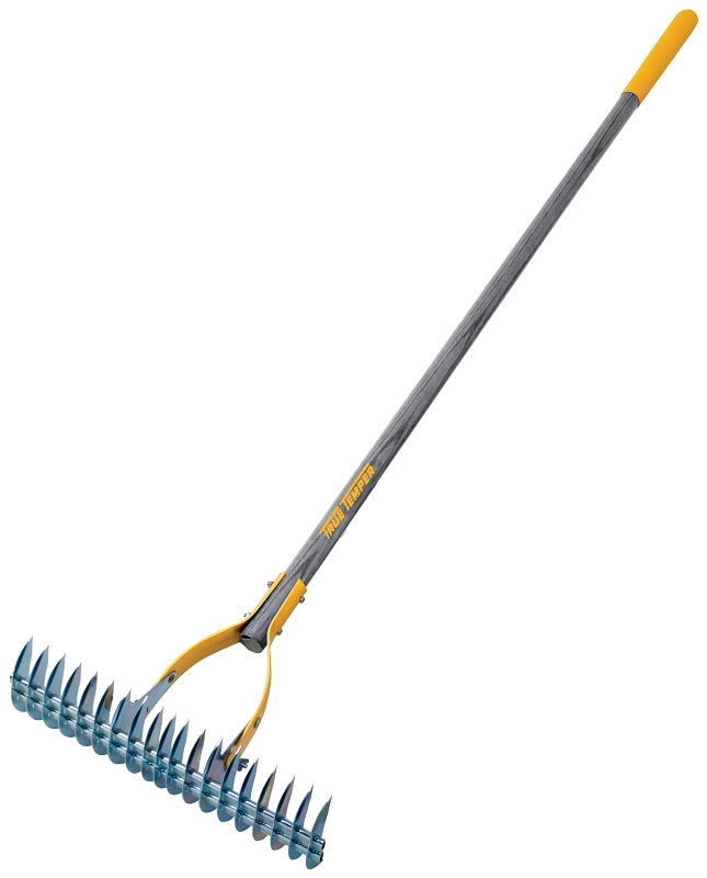 TRUE TEMPER True Temper 2914000 Rake Thatch, 15 in L Tine, 19-Tine, Hardwood Handle LAWN & GARDEN TRUE TEMPER