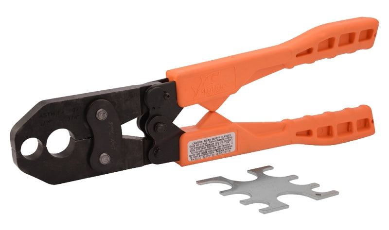 SHARKBITE SharkBite 23251 Crimp Ring Tool, Dual Head Crimping Plug, Orange Handle PLUMBING, HEATING & VENTILATION SHARKBITE