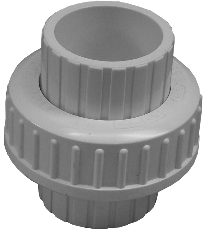IPEX IPEX 435903 Pipe Union with Buna O-Ring Seal, 1-1/4 in, Socket, PVC, White, SCH 40 Schedule, 150 psi Pressure