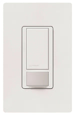 LUTRON Lutron MS-OPS5MH-WH Motion Sensor Switch, 5 A, 120 V, 1 -Pole, Occupancy Sensor, 180 deg Sensing, White ELECTRICAL LUTRON