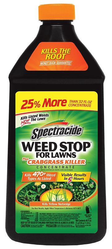 SPECTRACIDE Spectracide HG-96624 Concentrated Weed Killer, Liquid, Brown, Spray Application, 40 oz Container LAWN & GARDEN SPECTRACIDE
