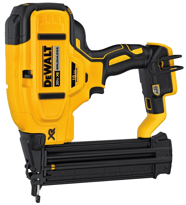 DEWALT DEWALT DCN680B Brad Nailer, Tool Only, 20 V, 110 Magazine, Glue Collation, 18 ga Nail, Nail Fastener TOOLS DEWALT