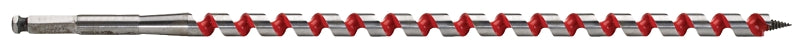 MILWAUKEE Milwaukee 48-13-5560 Ship Auger Bit, 9/16 in Dia, 18 in OAL, Spiral Flute, 7/16 in Dia Shank, Hex Shank