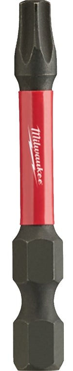 MILWAUKEE Milwaukee SHOCKWAVE 48-32-4785 Power Bit, T25 Drive, Torx Drive, 1/4 in Shank, Hex Shank, 2 in L, Steel TOOLS MILWAUKEE