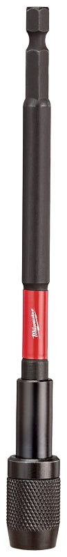 MILWAUKEE Milwaukee SHOCKWAVE 48-32-4532 Bit Holder, 6 in L, 1/4 in Drive, Hex Drive, 1/4 in Shank, Hex Shank, Steel TOOLS MILWAUKEE
